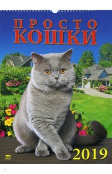 Календарь 2019 "Просто кошки" (12910) Календарь 2019 "Просто кошки" (12910)