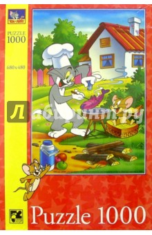 Step Puzzle-1000 79034 Кот и мышонок (пикник) обложка книги Step Puzzle-1000 79034 Кот и мышонок (пикник) обложка книги