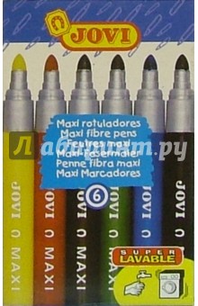 Набор фломастеров Maxi 6цв. 1706L Набор фломастеров Maxi 6цв. 1706L