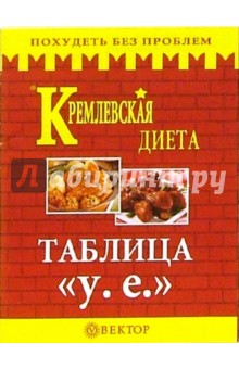 Кремлевская диета. Таблица стоимости в у.е.