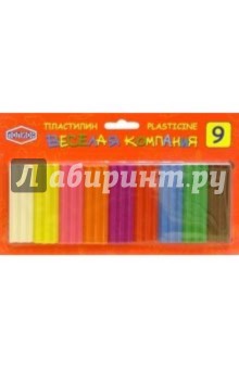 Пластилин 9 цветов (135 грамм) блистер Пластилин 9 цветов (135 грамм) блистер