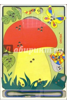 Шнуровка: Грибок (от 2-х лет)