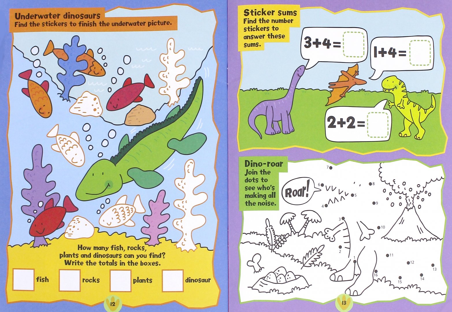 Иллюстрация 1 из 6 для Dinosaurs. Sticker Activity book. Press Out and Make - Dereen Taylor | Лабиринт - книги. Источник: Лабиринт
