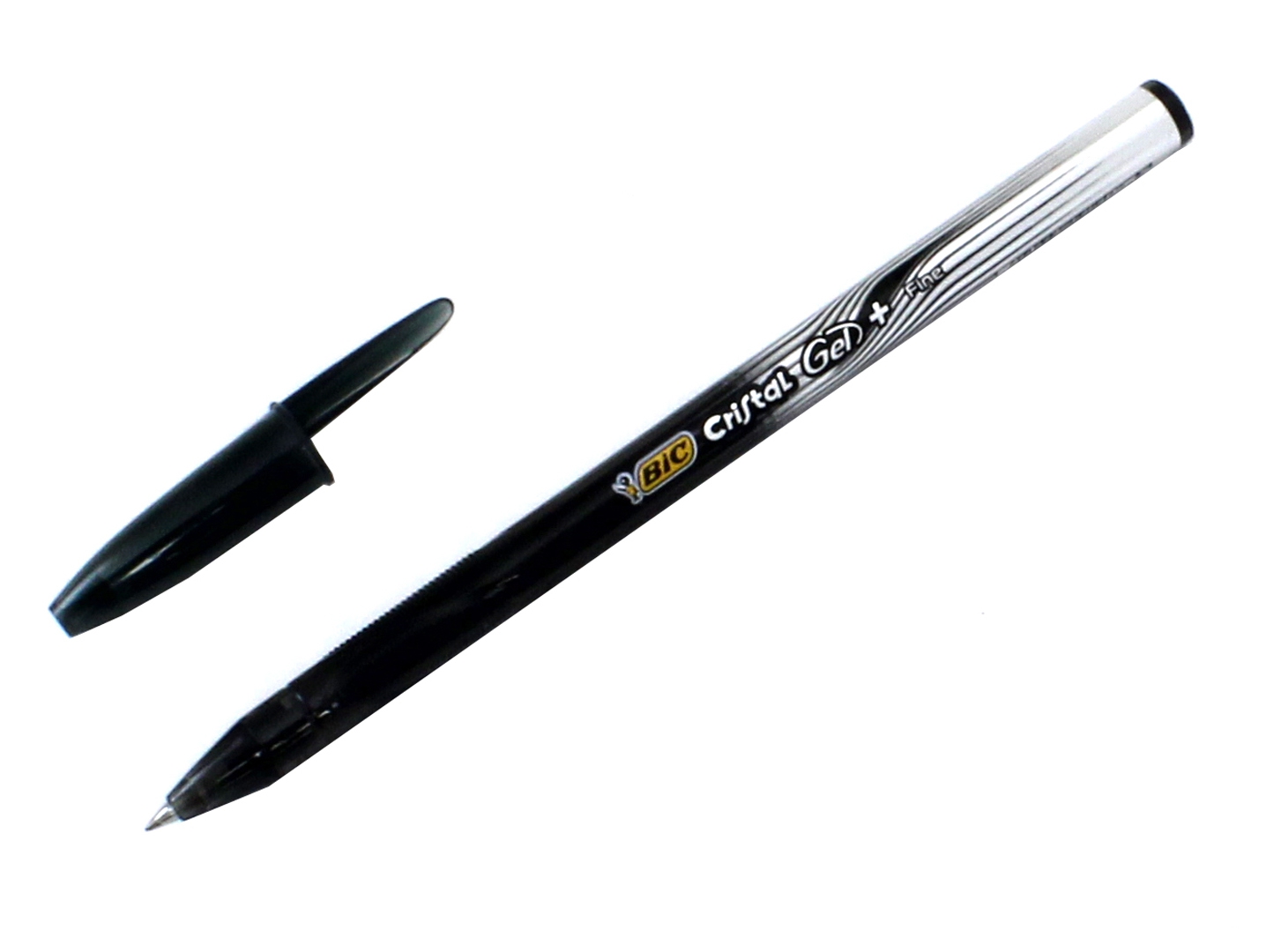 Иллюстрация 1 из 4 для Ручка гелевая, 0.5 мм "Bic Cristal Gel" черный (B905490) | Лабиринт - канцтовы. Источник: Лабиринт