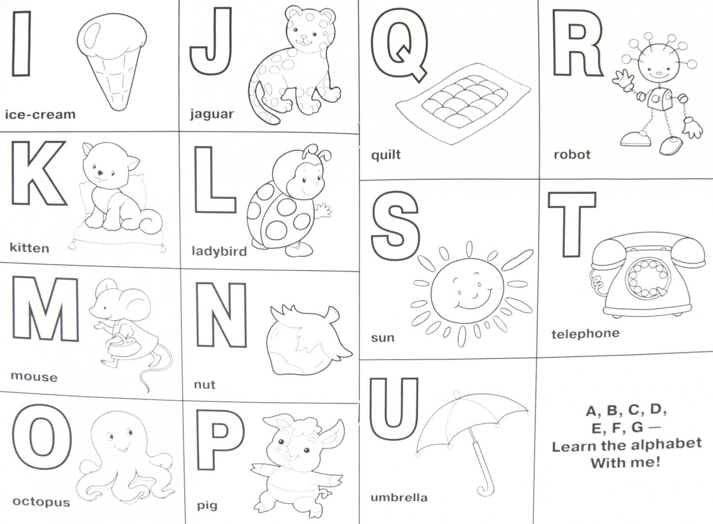 Иллюстрация 1 из 15 для Английский алфавит. Плакат, карточки, раскраски | Лабиринт - игрушки. Источник: Лабиринт