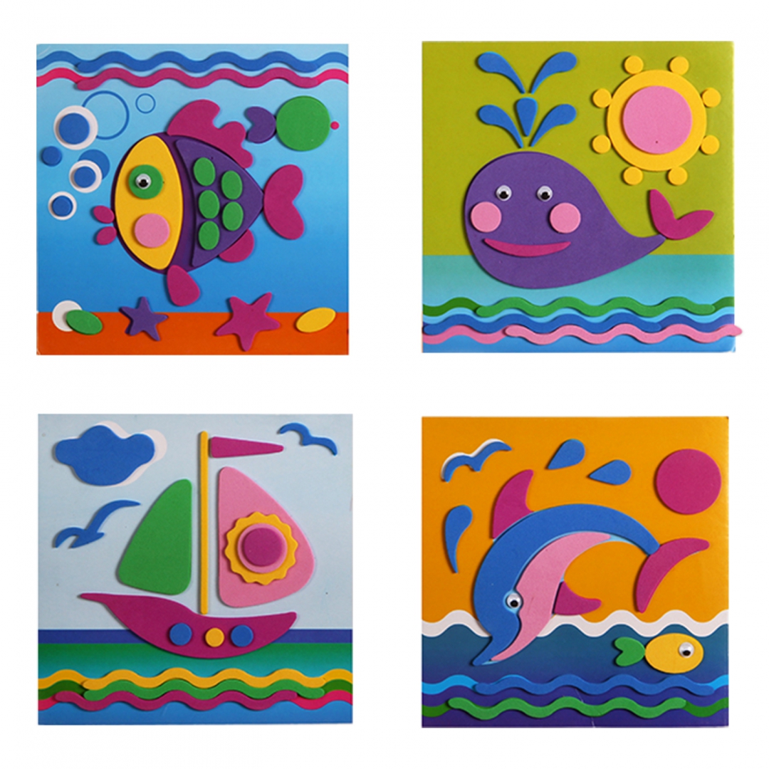 Иллюстрация 1 из 10 для Набор для детского творчества Мягкая картинка Море | Лабиринт - игрушки. Источник: Лабиринт