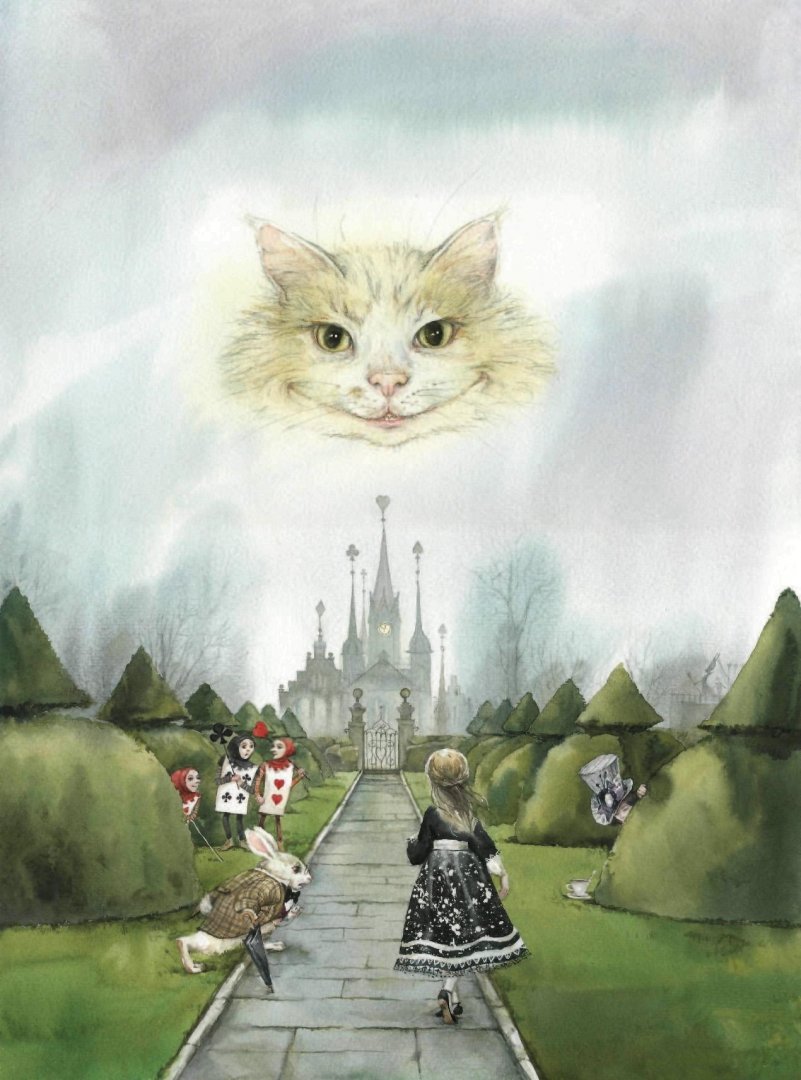 Иллюстрация 6 из 47 для Алиса в Стране чудес - Льюис Кэрролл | Лабиринт - книги. Источник: Лабиринт