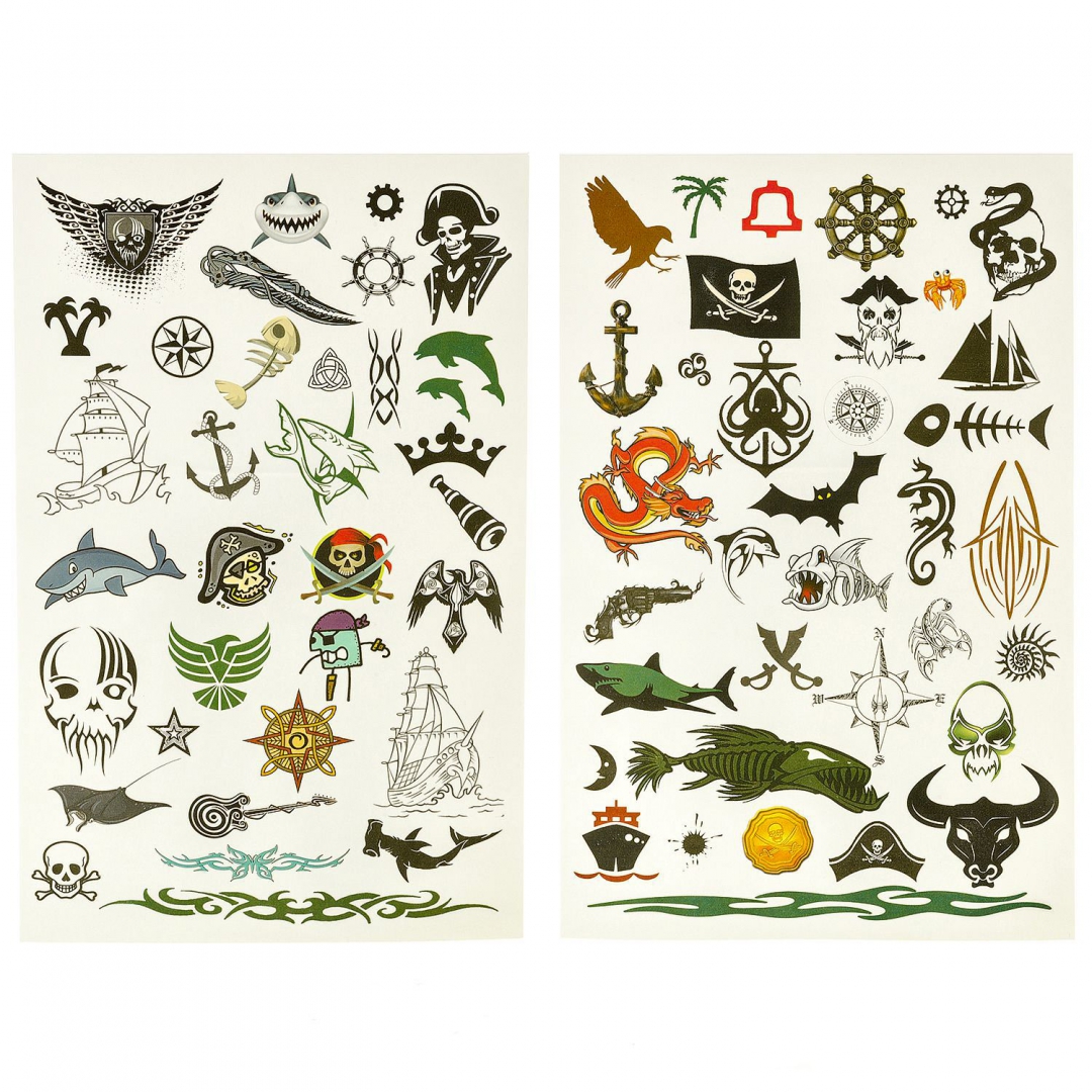 Иллюстрация 2 из 8 для Набор "Тату-арт. Морские пираты" (ВВ1949) | Лабиринт - игрушки. Источник: Лабиринт