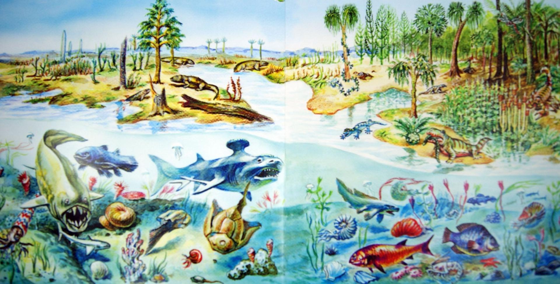 Иллюстрация 2 из 21 для До и после динозавров: невероятная панорама жизни на Земле длиной более 3 метров | Лабиринт - книги. Источник: Лабиринт