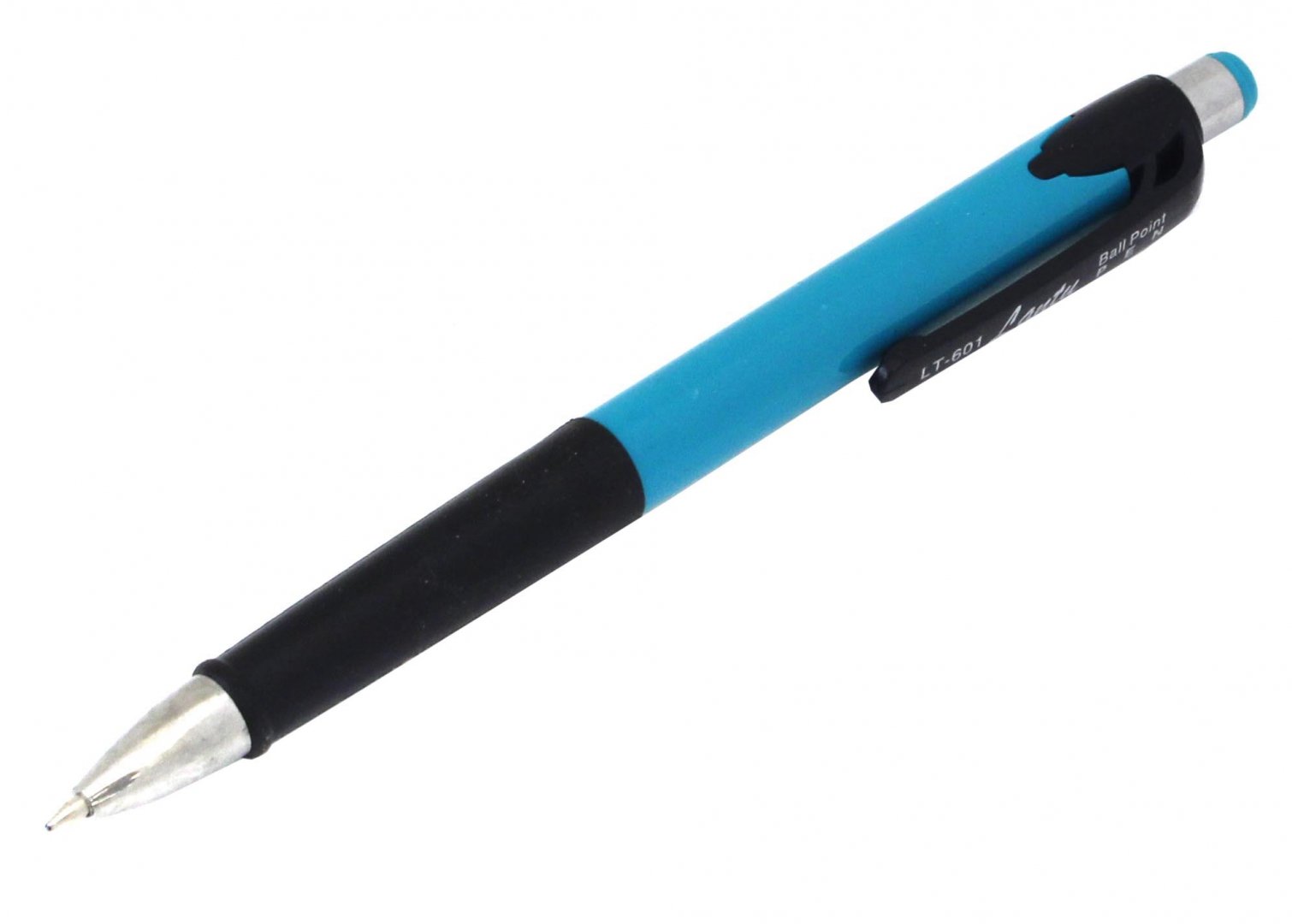 Иллюстрация 1 из 11 для Ручка шариковая автоматическая "Lantu" синяя, цветной корпус (LT601) | Лабиринт - канцтовы. Источник: Лабиринт