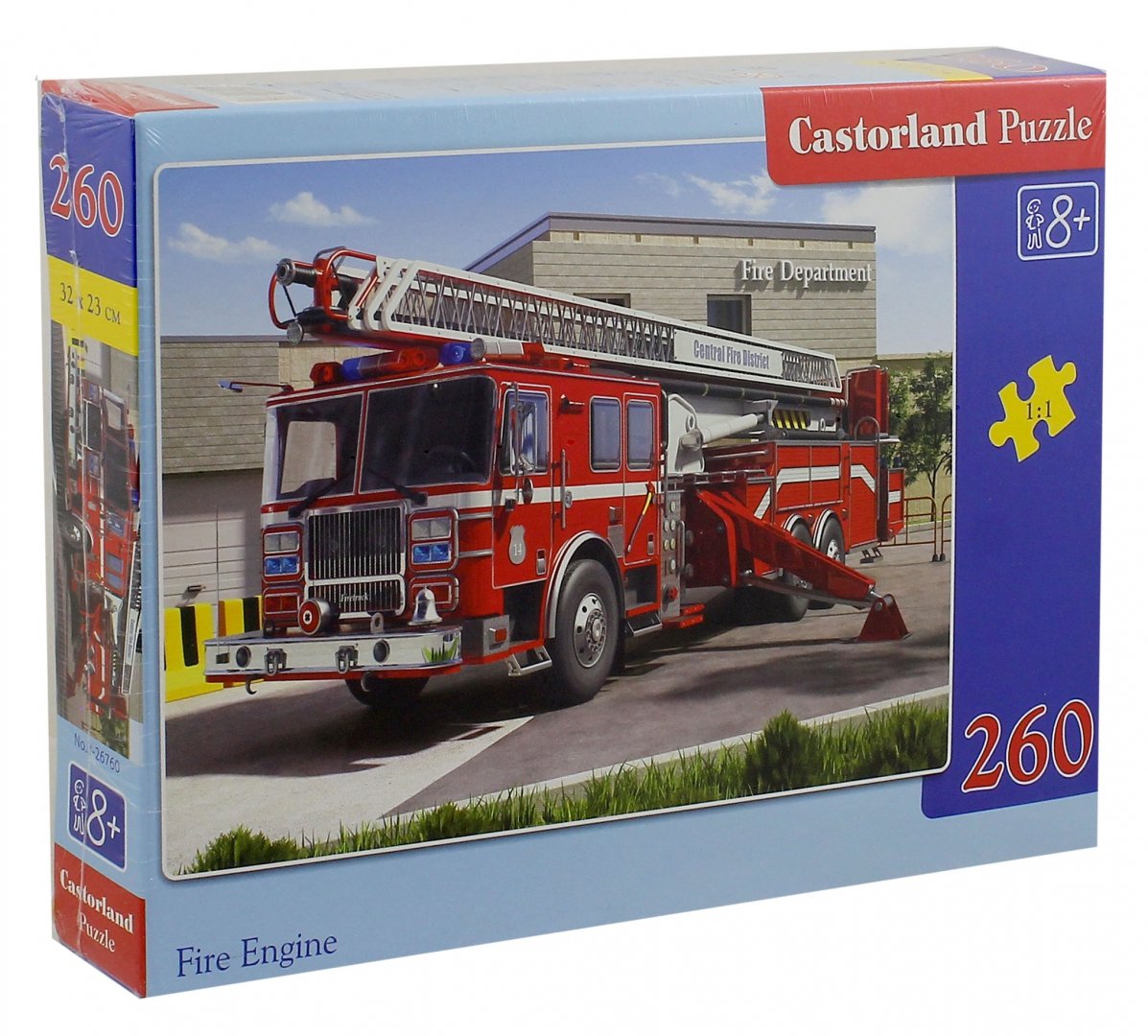 Иллюстрация 1 из 8 для Puzzle-260 Пожарная машина | Лабиринт - игрушки. Источник: Лабиринт