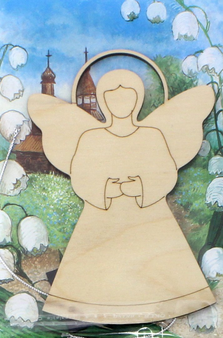 Иллюстрация 1 из 2 для Ангел широкий подвеска | Лабиринт - игрушки. Источник: Лабиринт