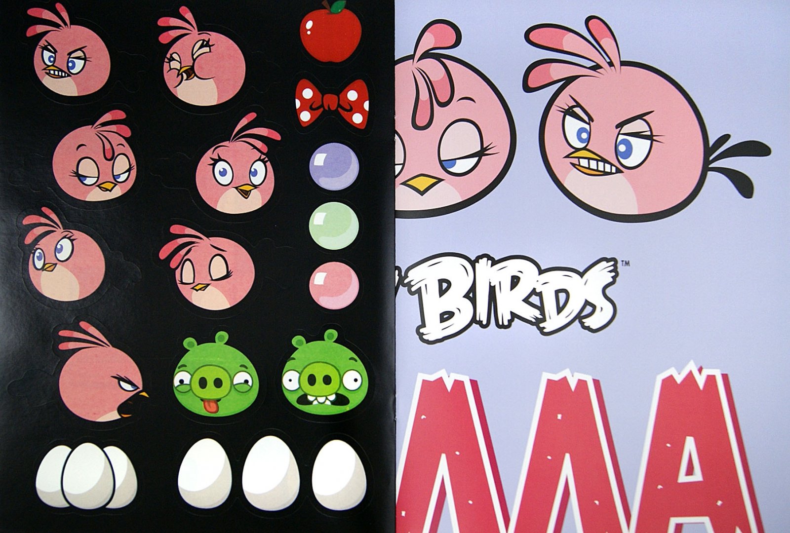 Иллюстрация 1 из 3 для Angry Birds. Стелла во всей красе. Загадки, раскраски, стикеры, постер | Лабиринт - книги. Источник: Лабиринт