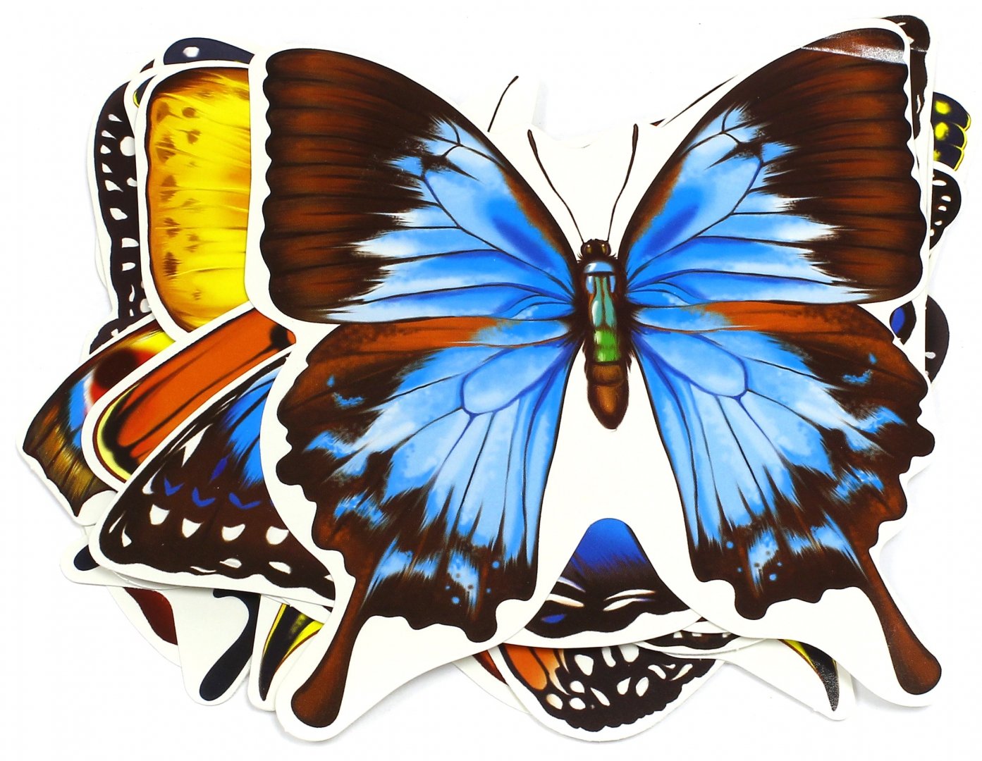 Иллюстрация 1 из 25 для Набор украшений "Бабочки" на скотче (КМ-9565) | Лабиринт - сувениры. Источник: Лабиринт
