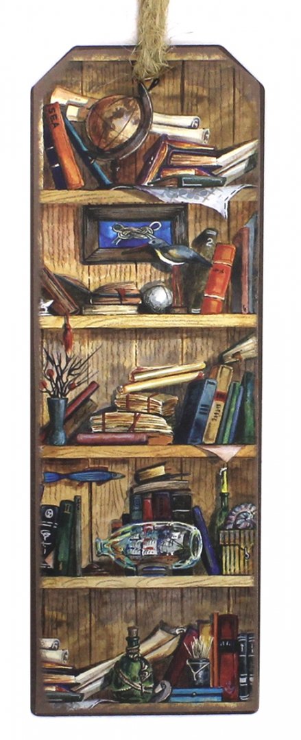 Иллюстрация 1 из 20 для Закладка декоративные для книг "Книжные полки" (43571) | Лабиринт - канцтовы. Источник: Лабиринт