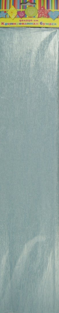 Иллюстрация 1 из 2 для Бумага голубая перламутровая крепированная (28596/10) | Лабиринт - канцтовы. Источник: Лабиринт