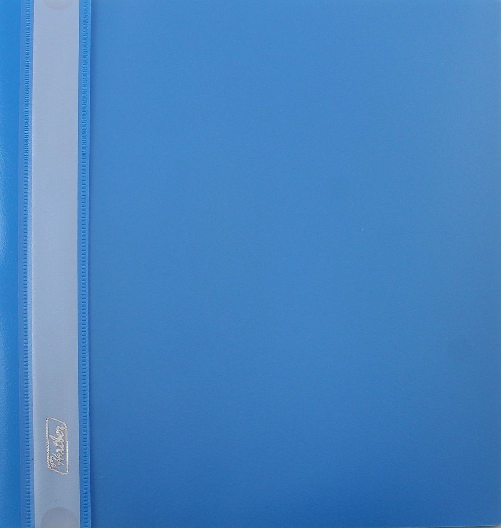 Иллюстрация 1 из 6 для Папка-скоросшиватель пластиковая (прозрачный верх, А5, голубая) (AS5_00110) | Лабиринт - канцтовы. Источник: Лабиринт