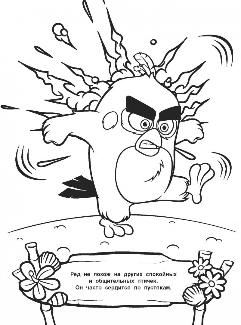 Иллюстрация 2 из 2 для Angry Birds. Раскраска | Лабиринт - книги. Источник: Лабиринт