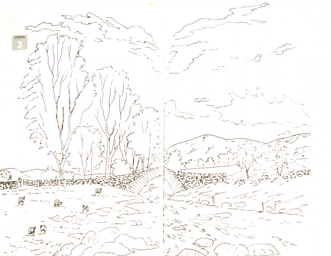 Иллюстрация 1 из 12 для Рисуем по схемам: Реки и ручьи - Кит Фенвик | Лабиринт - книги. Источник: Лабиринт