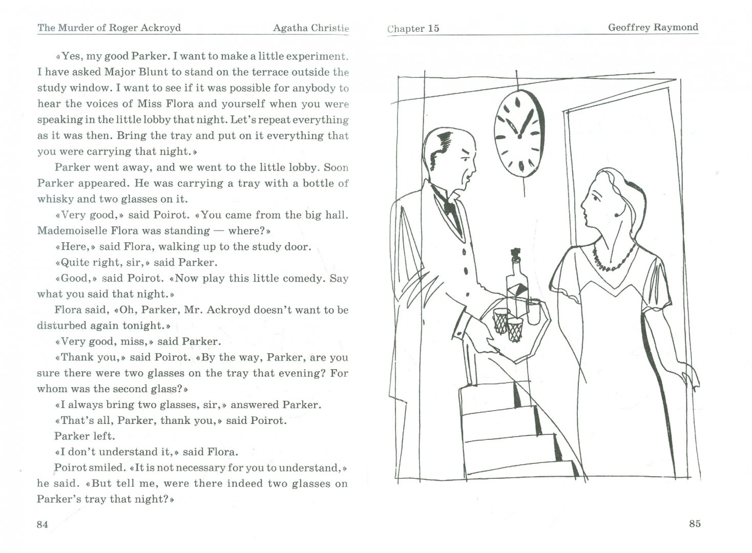 Иллюстрация 1 из 8 для Убийство Роджера Экройда. Книга для чтения на английском языке - Агата Кристи | Лабиринт - книги. Источник: Лабиринт