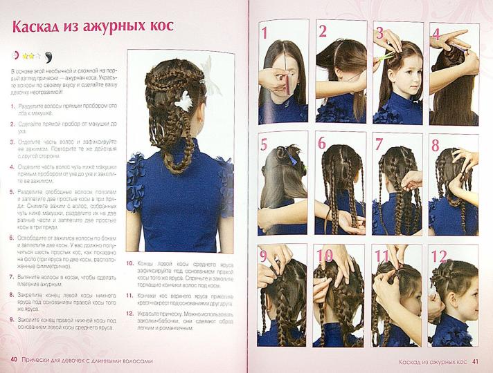 Книга: "Прически для девочек с длинными волосами". Купить книгу, читать рецензии