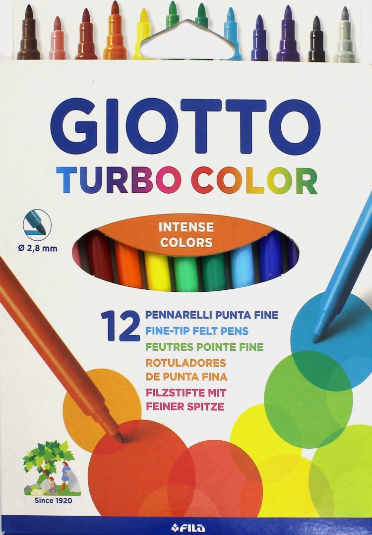 Иллюстрация 1 из 4 для Набор фломастеров "Turbo Color", 12 цветов (071400) | Лабиринт - канцтовы. Источник: Лабиринт
