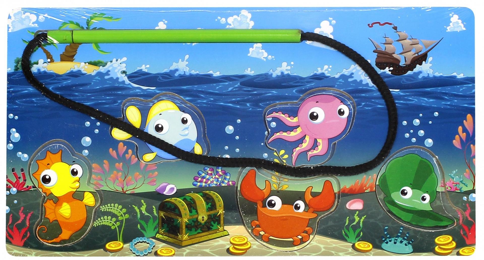 Иллюстрация 1 из 2 для Рамка-вкладка  «Магнитная рыбалка 2» (IG0018) | Лабиринт - игрушки. Источник: Лабиринт