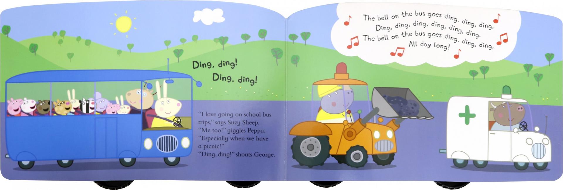Иллюстрация 1 из 5 для Peppa Pig. The Wheels on the Bus. Board Book | Лабиринт - книги. Источник: Лабиринт