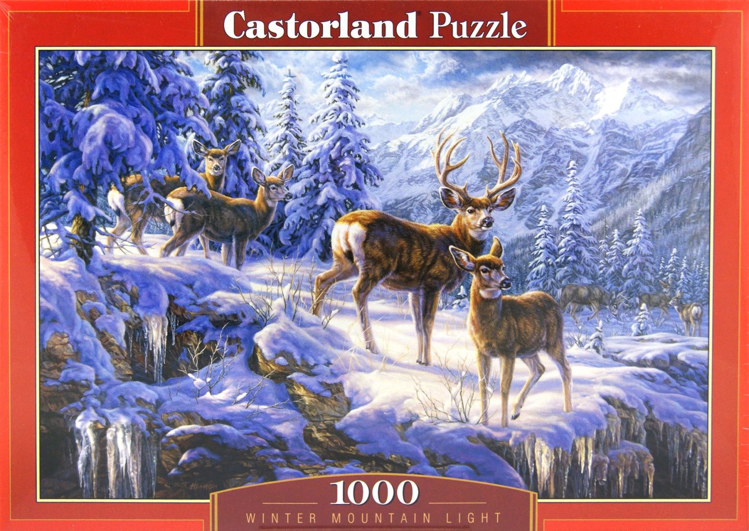 Иллюстрация 1 из 11 для Puzzle-1000 "Зимние горы" (C-102501) | Лабиринт - игрушки. Источник: Лабиринт