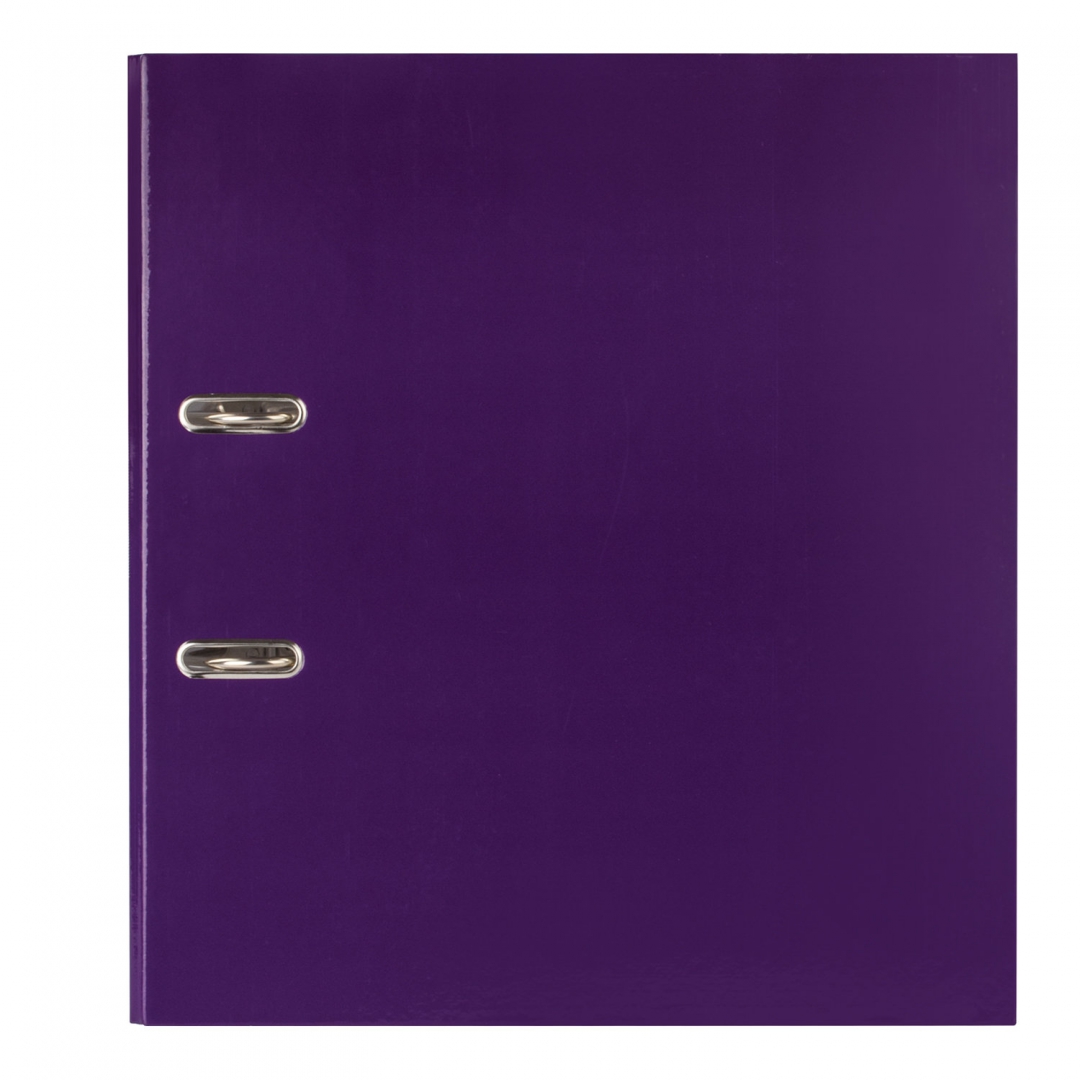 Иллюстрация 1 из 11 для Папка-регистратор, А4, 80 мм, фиолетовая | Лабиринт - канцтовы. Источник: Лабиринт