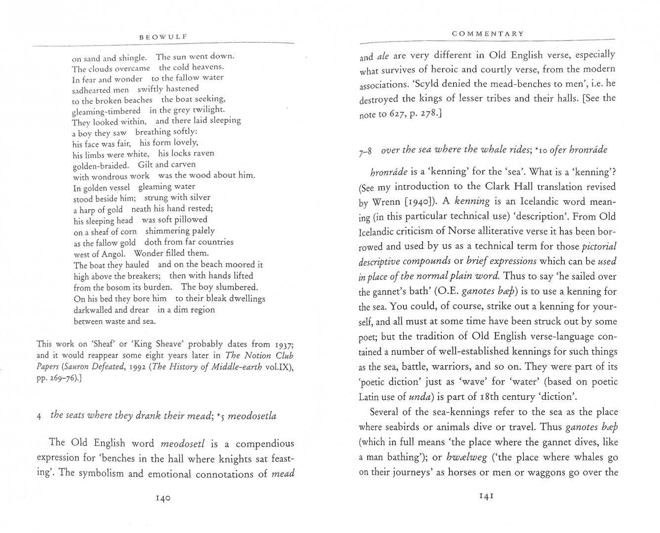 Иллюстрация 1 из 15 для Beowulf. A Translation and Commentary, together with Sellic Spell - Tolkien John Ronald Reuel | Лабиринт - книги. Источник: Лабиринт
