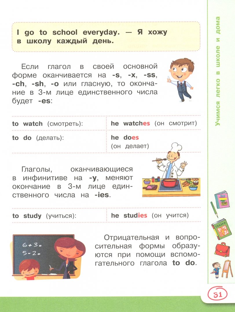 Иллюстрация 3 из 5 для Все правила английского языка для начальной школы - Сергей Матвеев | Лабиринт - книги. Источник: Лабиринт