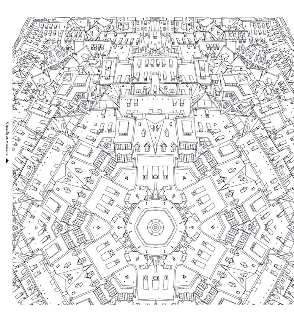 Иллюстрация 9 из 67 для Удивительные города. Раскраска-путешествие по местам, реальным и выдуманным - Стив Макдональд | Лабиринт - книги. Источник: Лабиринт