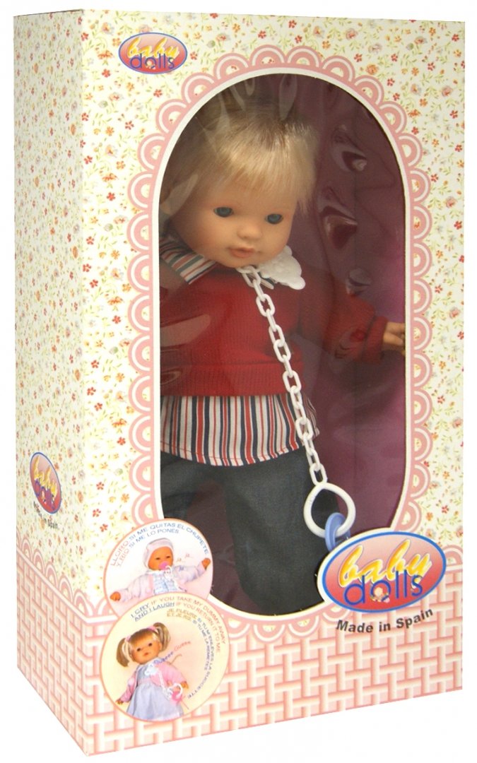Иллюстрация 1 из 2 для Кукла TINO в красной кофточке, интерактивная (238839) | Лабиринт - игрушки. Источник: Лабиринт