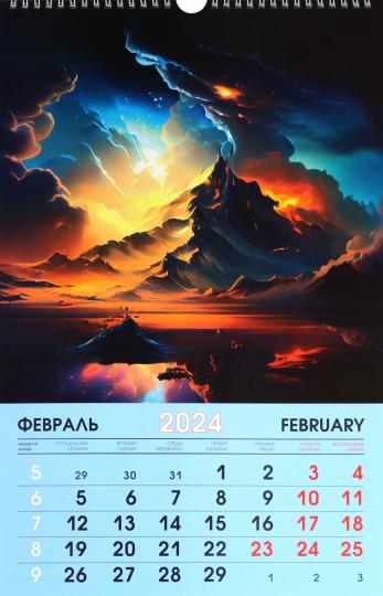 Календарь настенный на 2024 год Мир вокруг нас 4 купить | Лабиринт