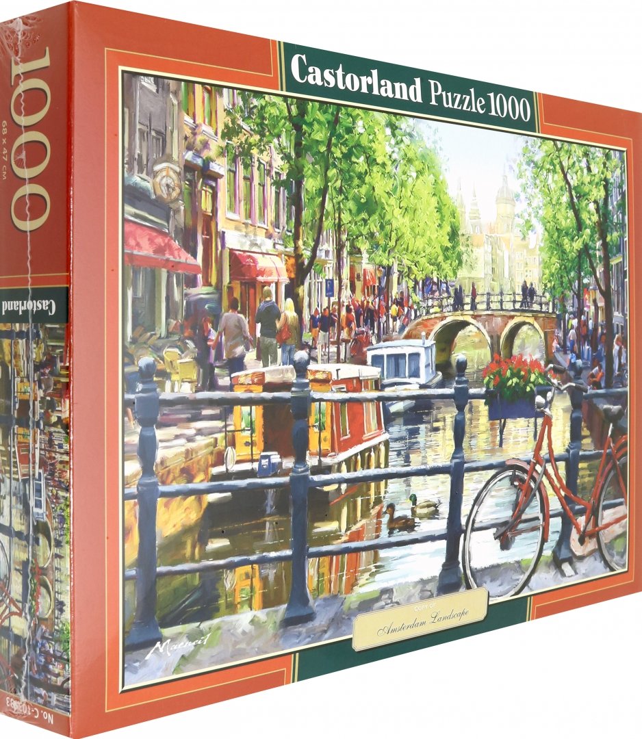 Иллюстрация 1 из 8 для Puzzle-1000 "Пейзаж Амстердам" (C-103133) | Лабиринт - игрушки. Источник: Лабиринт
