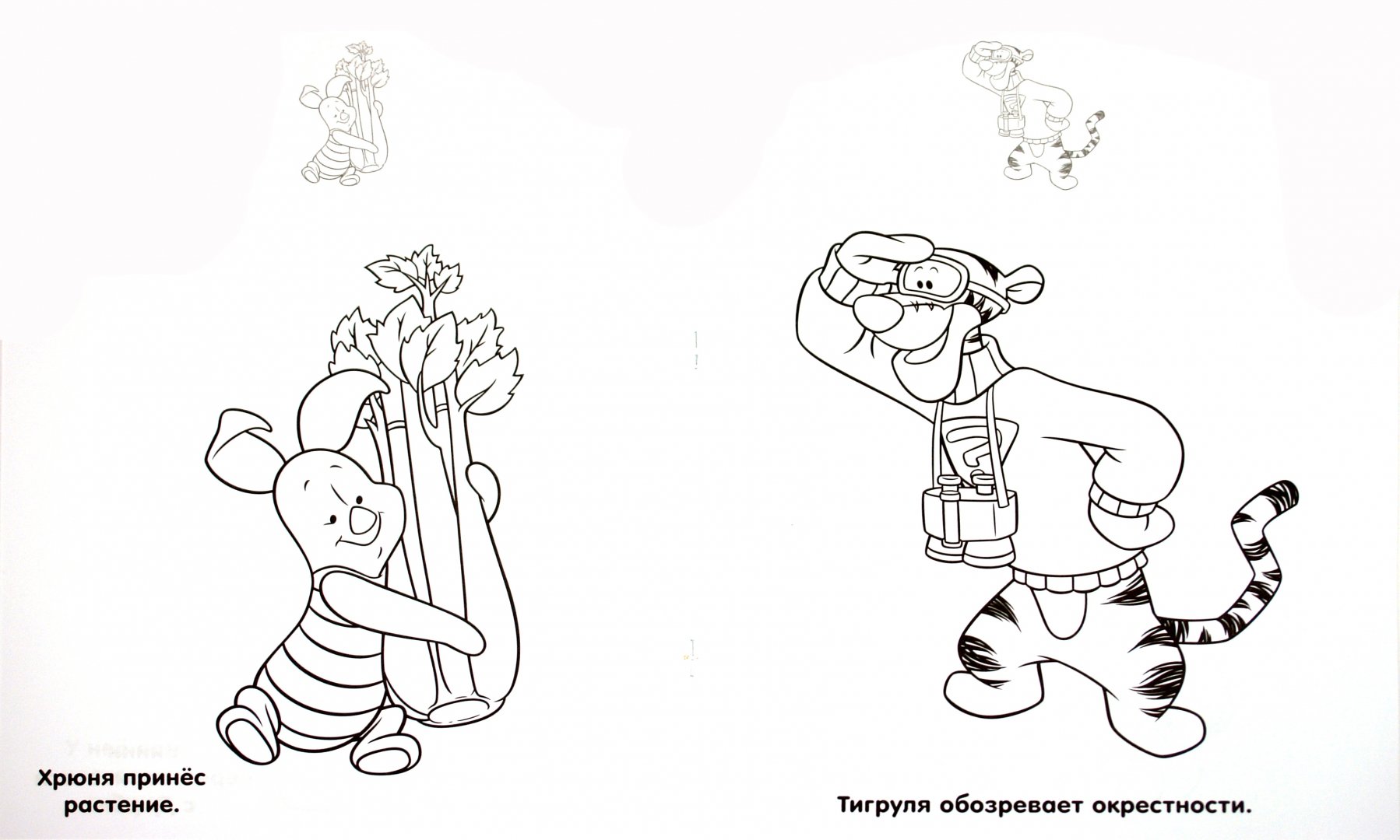 Иллюстрация 1 из 5 для Наклей и раскрась для самых маленьких "Мои друзья Тигруля и Винни" (№ 1023) | Лабиринт - книги. Источник: Лабиринт