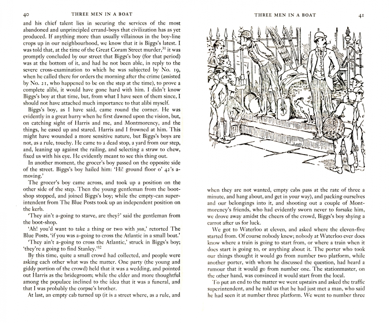 Иллюстрация 1 из 30 для Three Men in a Boat & Three Men on a Bummel - Jerome Jerome | Лабиринт - книги. Источник: Лабиринт