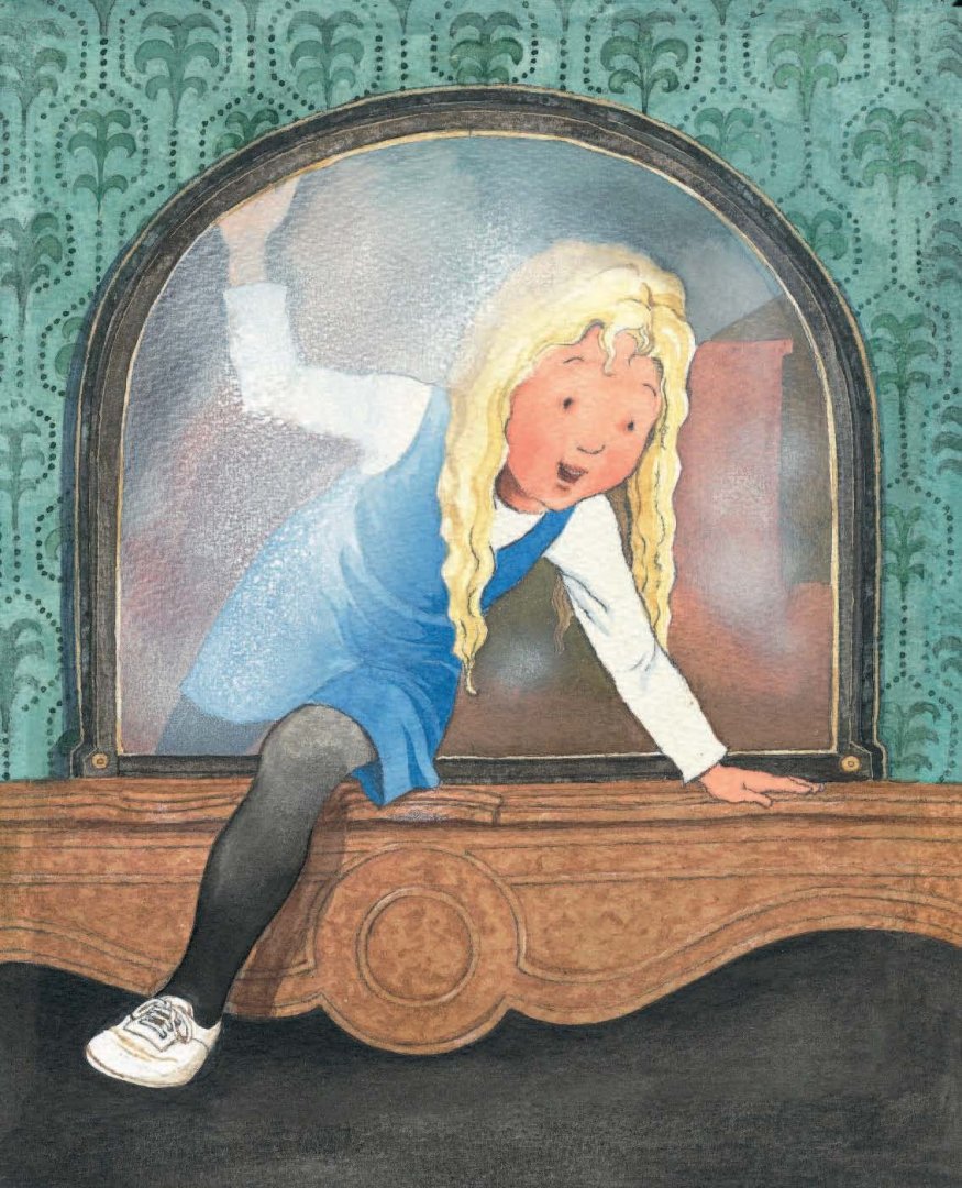 Иллюстрация 14 из 70 для Алиса в Зазеркалье - Льюис Кэрролл | Лабиринт - книги. Источник: Лабиринт