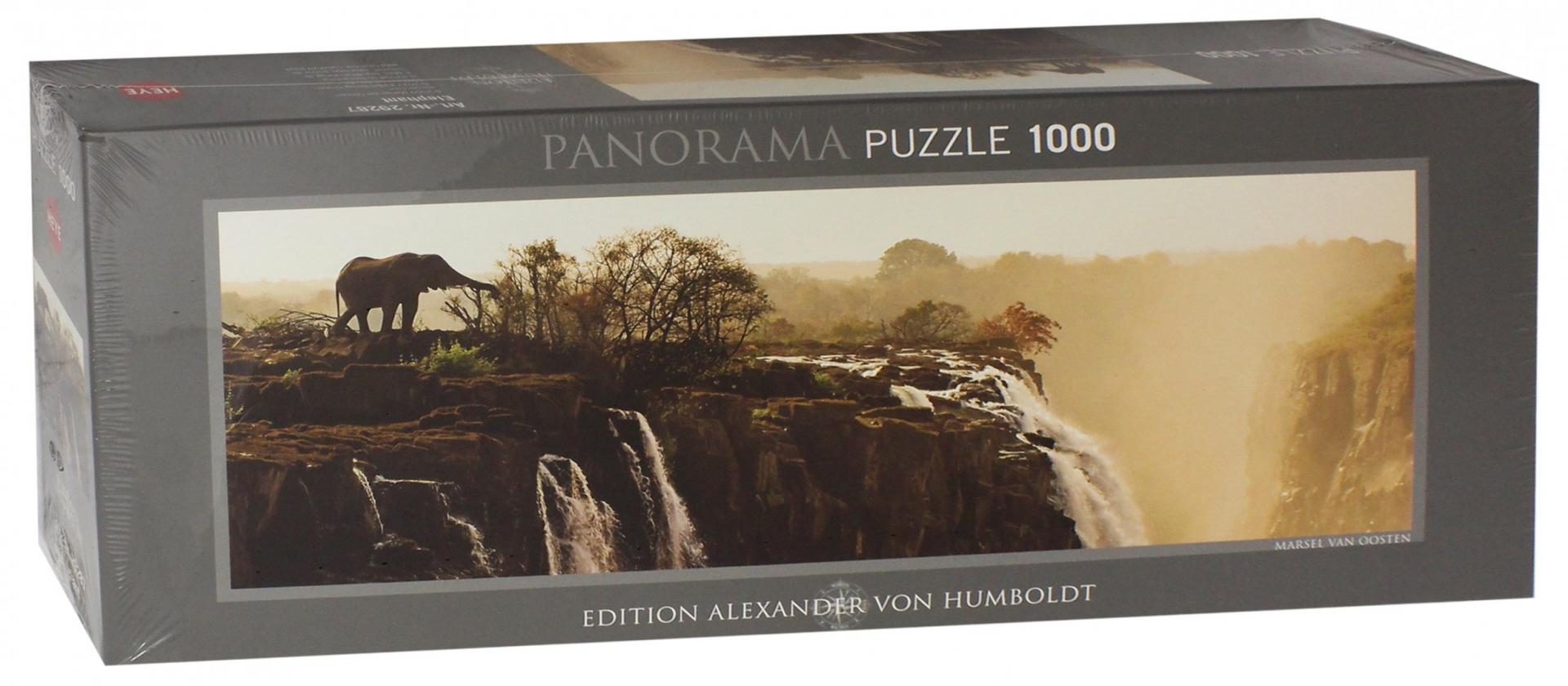 Иллюстрация 1 из 11 для Puzzle-1000. Слон, панорама | Лабиринт - игрушки. Источник: Лабиринт