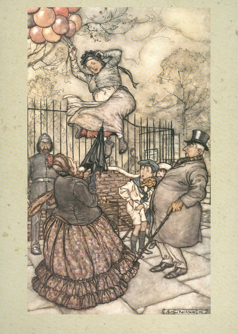 Иллюстрация 1 из 21 для Набор открыток "Питер Пэн в Кенсингтонском саду". Иллюстрации Артура Рэкхема - Джеймс Барри | Лабиринт - книги. Источник: Лабиринт