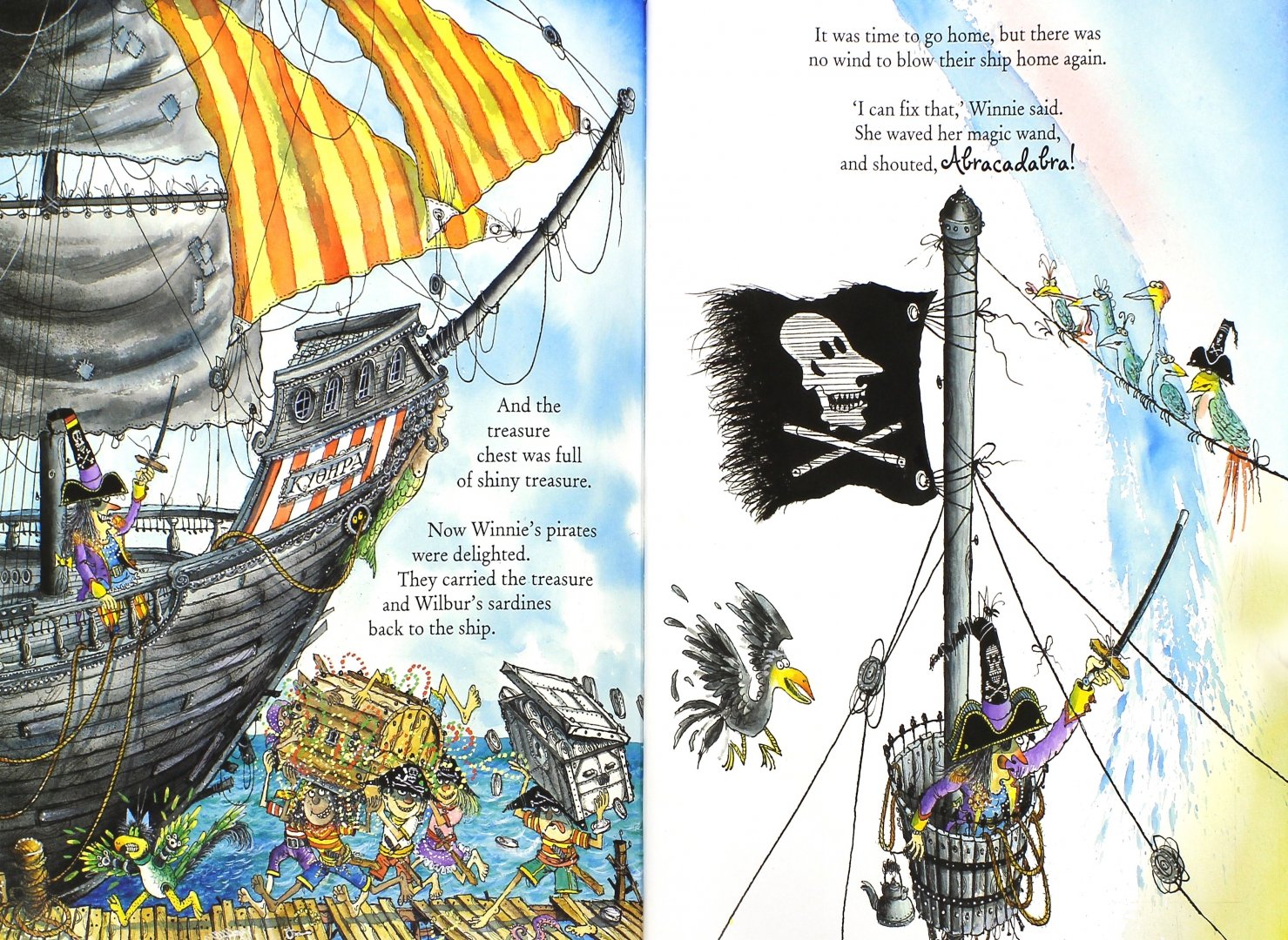 Иллюстрация 1 из 19 для Winnie's Pirate Adventure - Valerie Thomas | Лабиринт - книги. Источник: Лабиринт