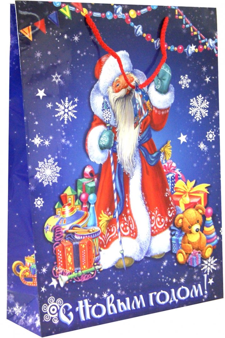 Иллюстрация 1 из 4 для Пакет бумажный новогодний (33х46х10 см) (35246) | Лабиринт - сувениры. Источник: Лабиринт