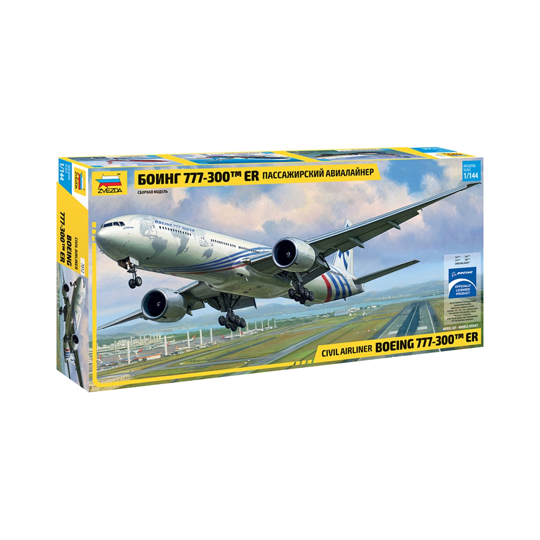 Иллюстрация 1 из 5 для Сборная модель "Пассажирский авиалайнер "Боинг 777-300 ER" (7012) | Лабиринт - игрушки. Источник: Лабиринт