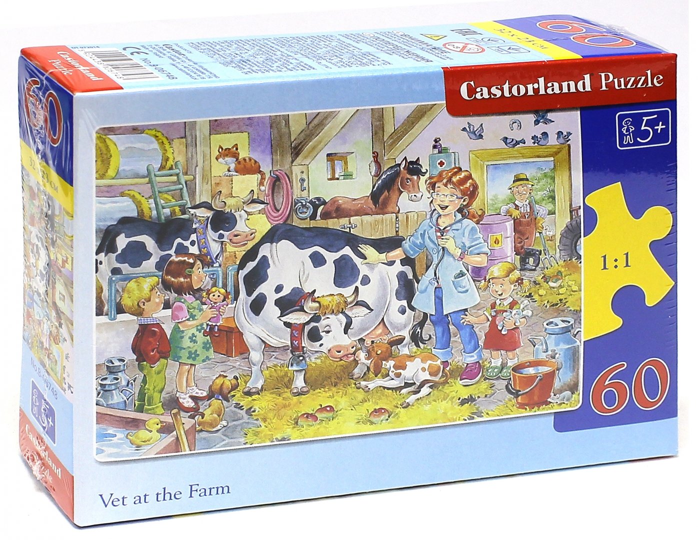 Иллюстрация 1 из 4 для Puzzle-60 MIDI "Ветеринар на ферме" (В-06748) | Лабиринт - игрушки. Источник: Лабиринт