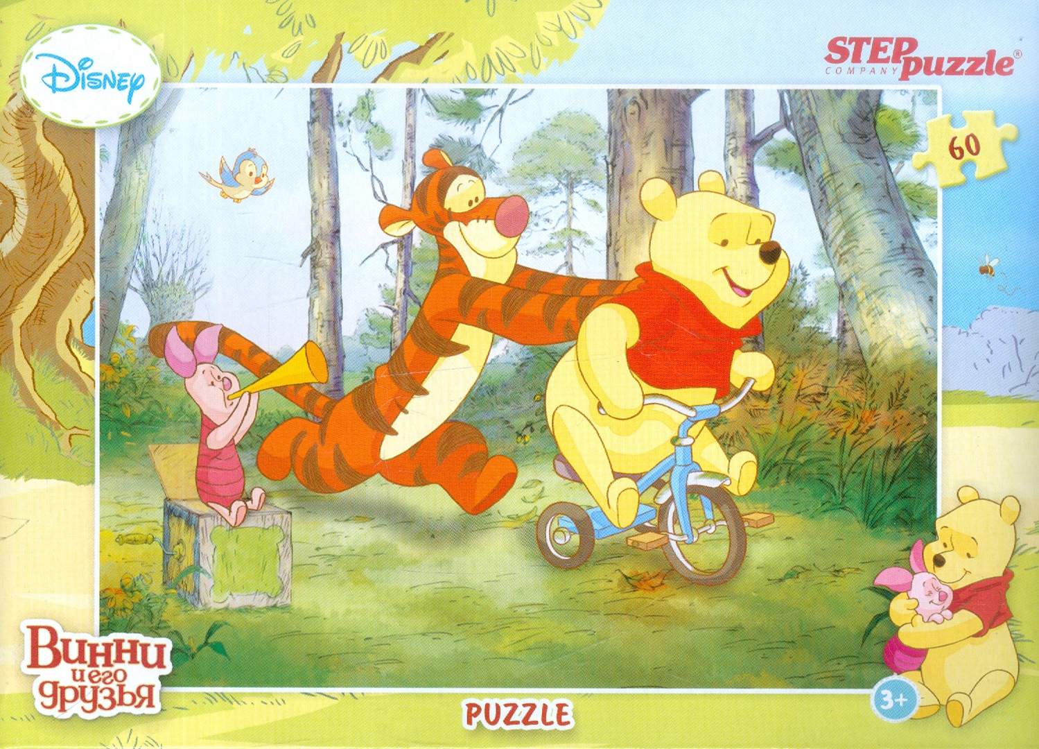Иллюстрация 1 из 6 для Step Puzzle-60 "Винни и его друзья" (81115) | Лабиринт - игрушки. Источник: Лабиринт