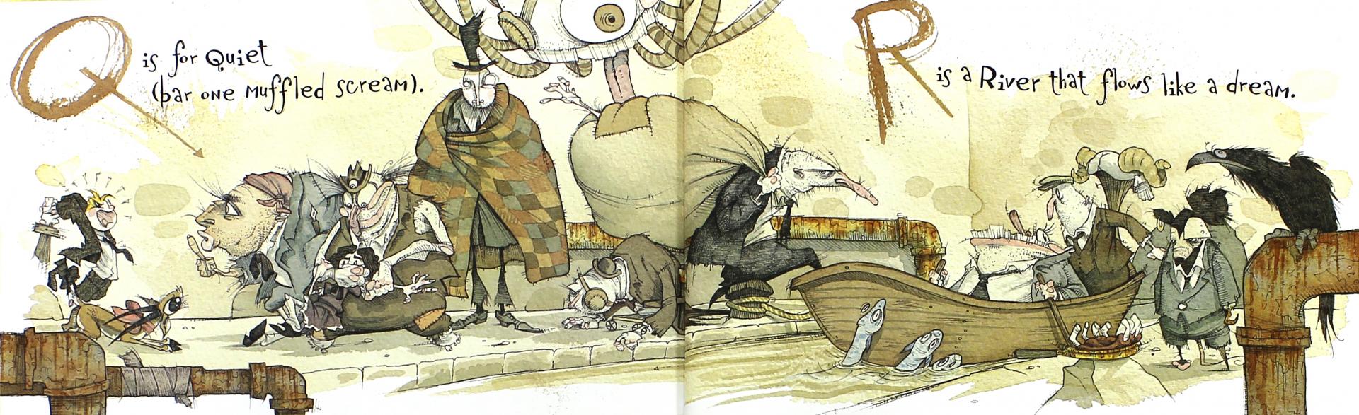 Иллюстрация 1 из 20 для The Dangerous Alphabet - Neil Gaiman | Лабиринт - книги. Источник: Лабиринт