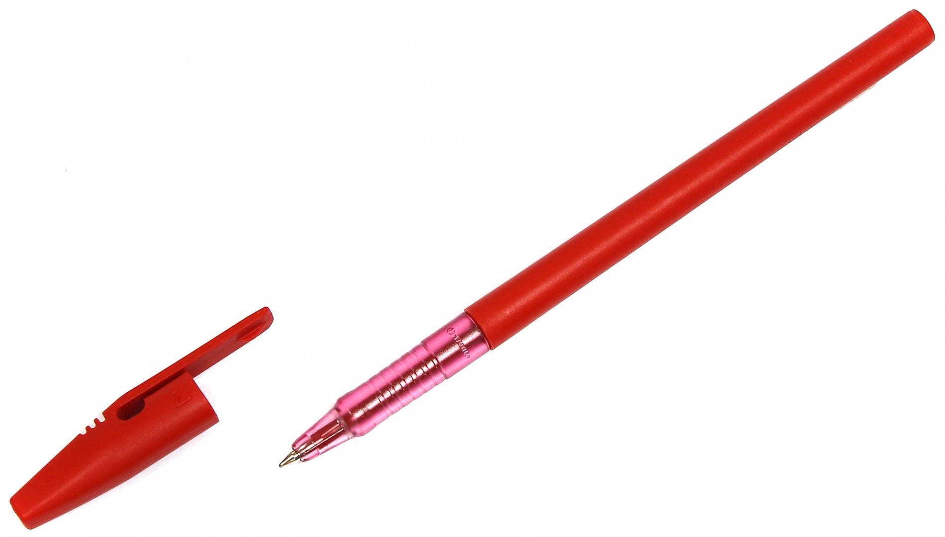 Иллюстрация 1 из 8 для Ручка шариковая Stabilo Liner, красная | Лабиринт - канцтовы. Источник: Лабиринт