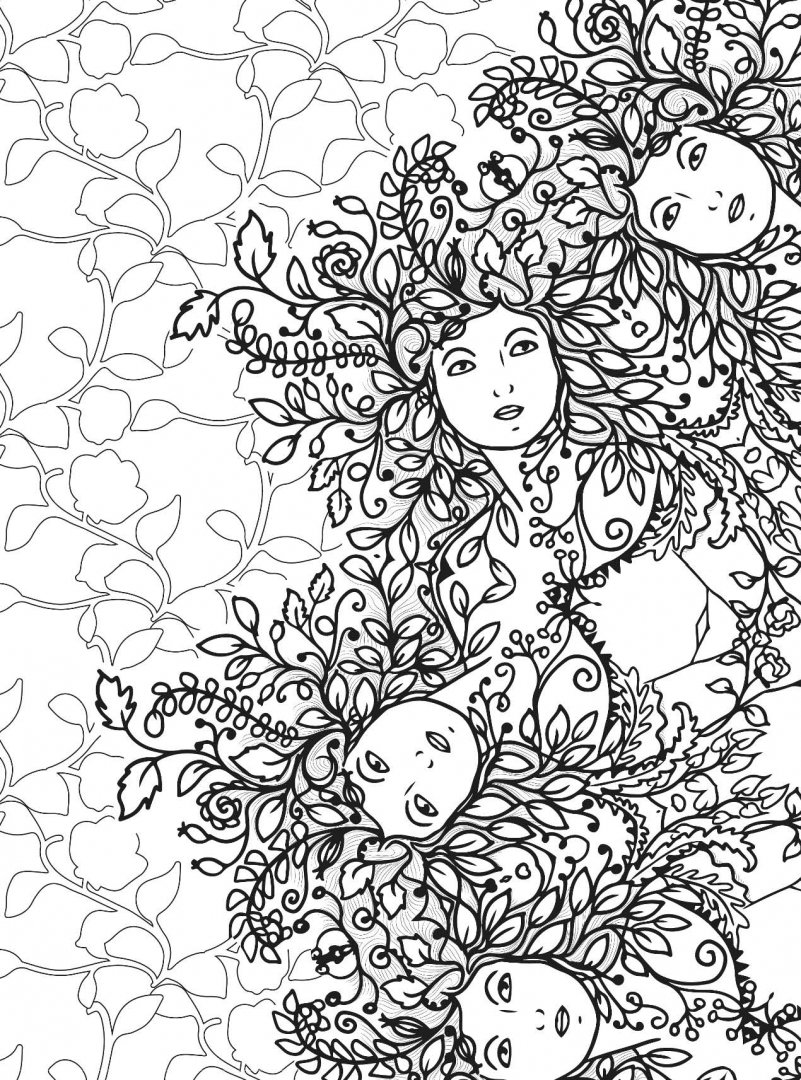 Иллюстрация 1 из 31 для Заколдованный лес. Раскраска-антистресс для творчества и вдохновения | Лабиринт - книги. Источник: Лабиринт