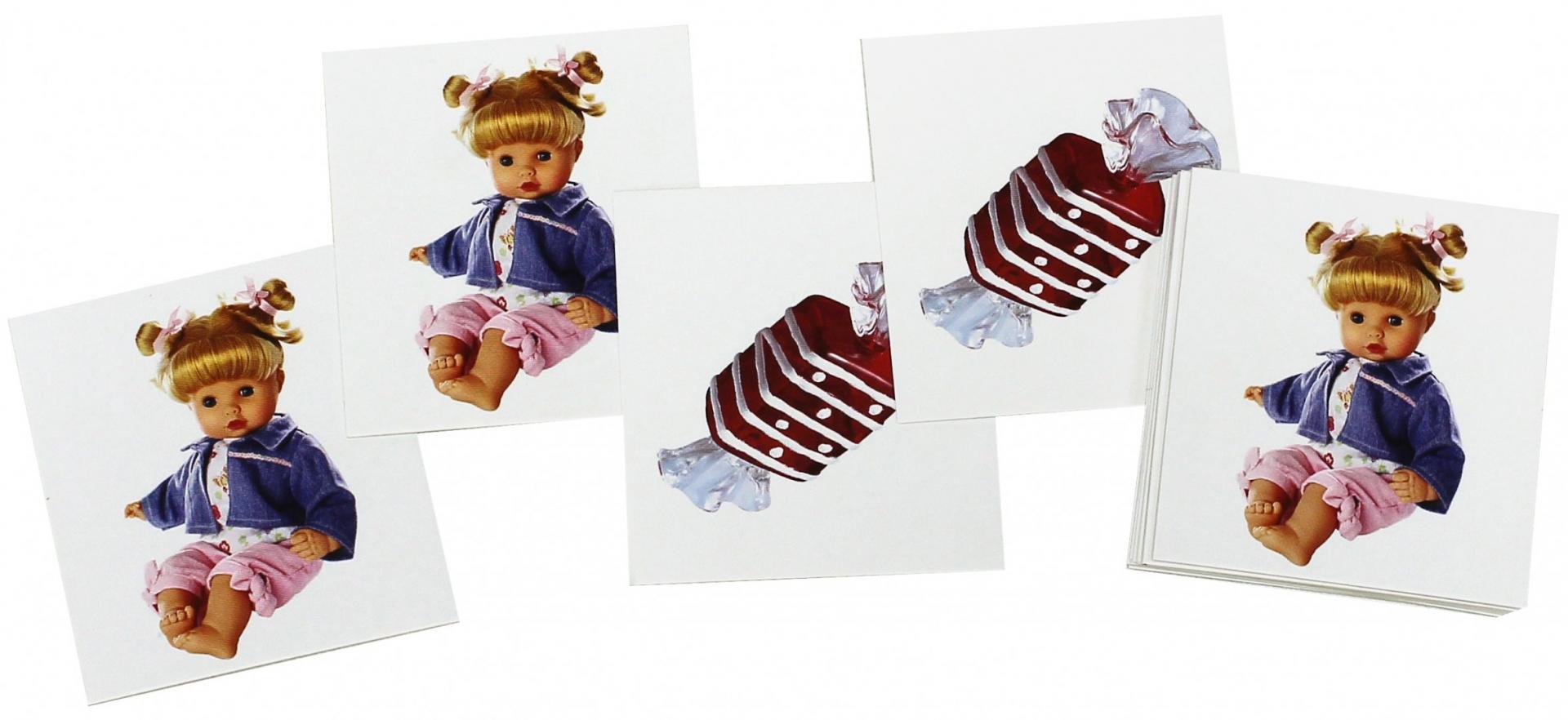 Иллюстрация 1 из 16 для Счетный материал "Куклы, конфеты" (20 карточек) | Лабиринт - книги. Источник: Лабиринт